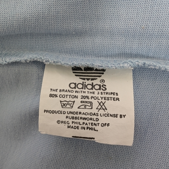 NWOT Blue and White Adidas T-Shirt - Picture 5 of 5